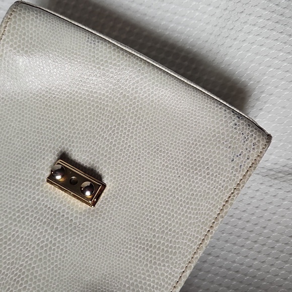 LEATHER CROSSBODY BAG IN CREAM - Picture 7 of 8